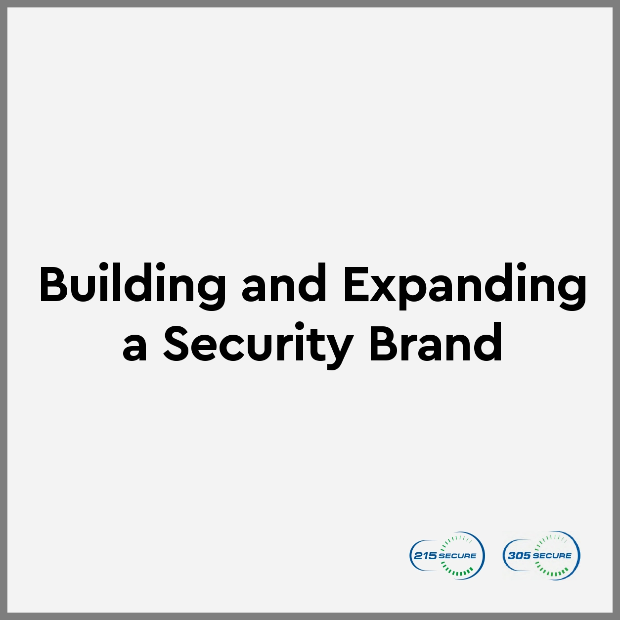 215 and 305 Secure logos